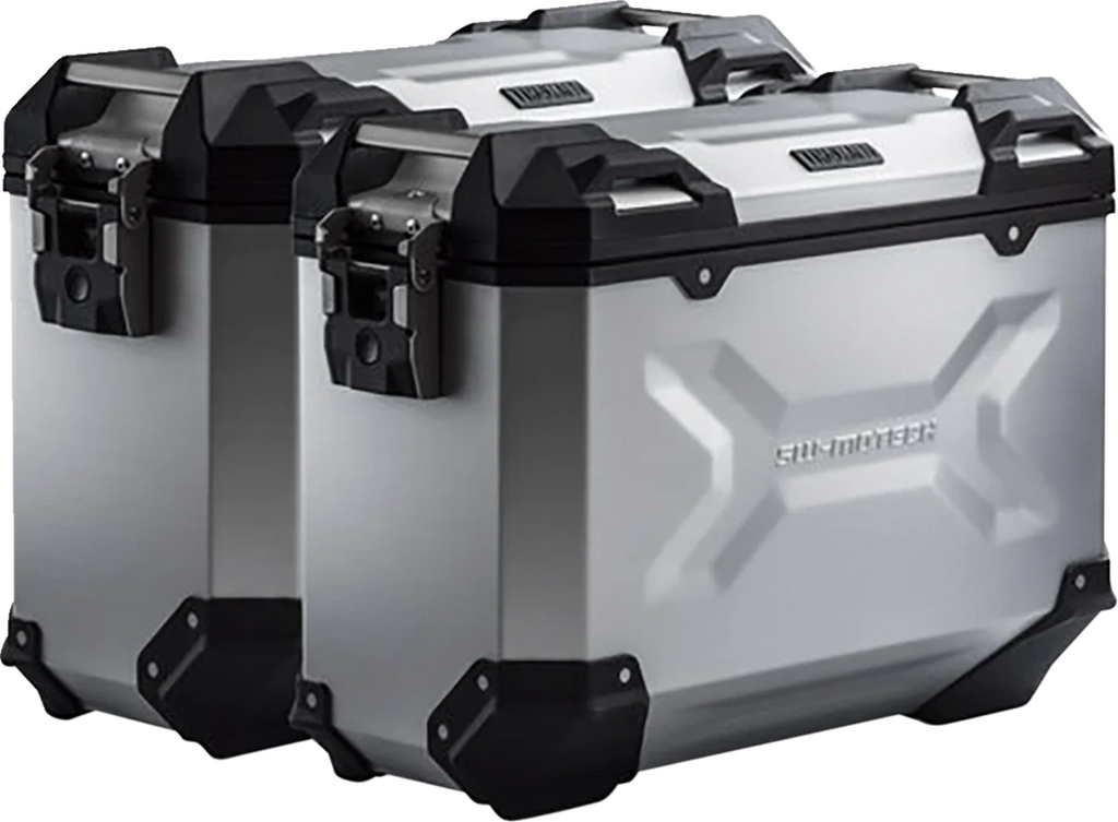 SW-MOTECH TRAX ADV Aluminum Case System - Silver - BMW S 1000 XR '19-'24 KFT.07.954.70001/S - Main Product View