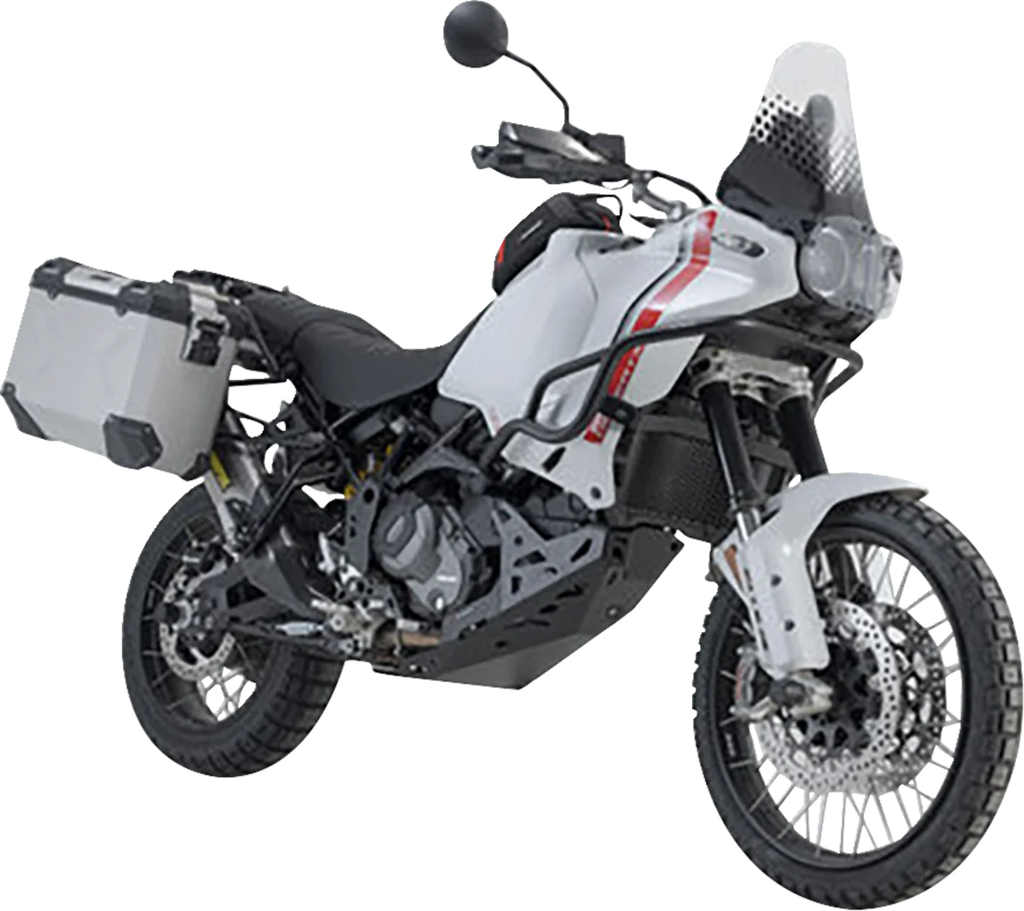 SW-MOTECH TRAX ADV Aluminum Case System - Silver - Ducati DesertX '22-'24 KFT.22.995.70100/S - Main Product View