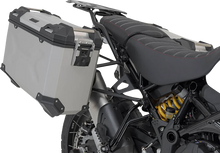 Load image into Gallery viewer, SW-MOTECH TRAX ADV Aluminum Case System - Silver - Ducati DesertX '22-'24 KFT.22.995.70100/S - Side View
