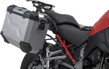 Load image into Gallery viewer, SW-MOTECH TRAX ADV Aluminum Case System - Silver - Ducati Multistrada V4 '21-'24 KFT.22.822.70200/S - Main Product View