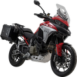 Load image into Gallery viewer, SW-MOTECH TRAX ADV Aluminum Case System - Silver - Ducati Multistrada V4 '21-'24 KFT.22.822.70200/S - Installation View