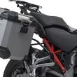 Load image into Gallery viewer, SW-MOTECH TRAX ADV Aluminum Case System - Silver - Ducati Multistrada V4 '21-'24 KFT.22.822.70300/S - Side View