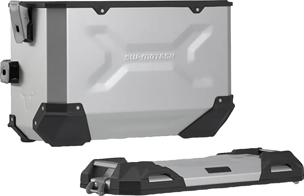 SW-MOTECH TRAX ADV Aluminum Case System - Silver - Ducati Multistrada V4 '21-'24 KFT.22.822.70300/S - Additional View 6