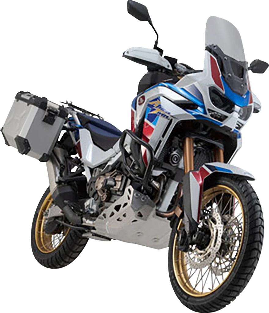 SW-MOTECH TRAX ADV Aluminum Case System - Silver - Honda Africa Twin '19-'24 KFT.01.942.70001/S - Main Product View