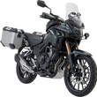 Load image into Gallery viewer, SW-MOTECH TRAX ADV Aluminum Case System - Silver - Honda CB/CBR/NX 500 '13-'24 KFT.01.400.70001/S - Main Product View