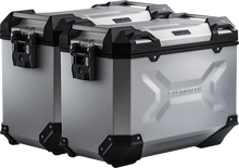 Load image into Gallery viewer, SW-MOTECH TRAX ADV Aluminum Case System - Silver - Honda NC750 '16-'20 KFT.01.699.70101/S - Main Product View