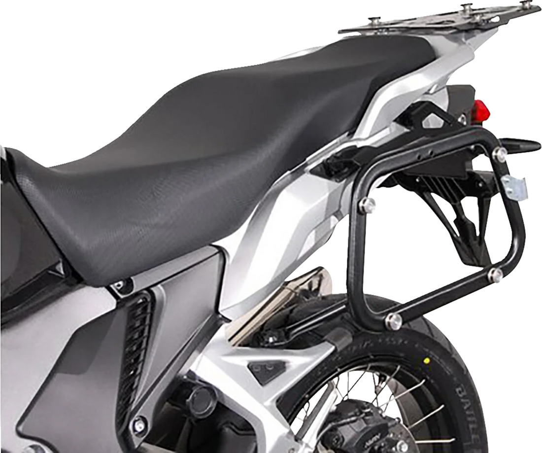 SW-MOTECH TRAX ADV Aluminum Case System - Silver - Honda VFR1200X '11-'17 KFT.01.660.70000/S - Side View