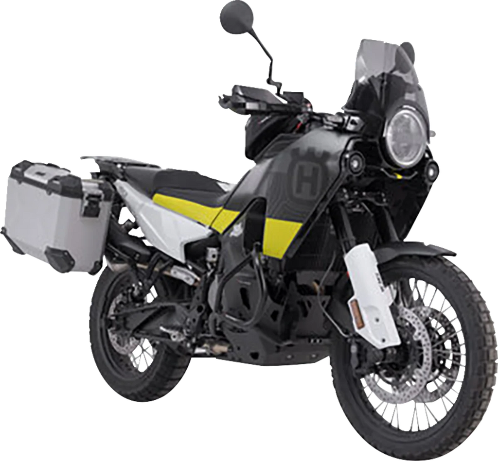 SW-MOTECH TRAX ADV Aluminum Case System - Silver - Husqvarna Norden 901 '22-'24 KFT.03.992.70000/S - Main Product View