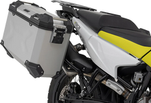 Load image into Gallery viewer, SW-MOTECH TRAX ADV Aluminum Case System - Silver - Husqvarna Norden 901 '22-'24 KFT.03.992.70000/S - Back View