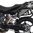 Load image into Gallery viewer, SW-MOTECH TRAX ADV Aluminum Case System - Silver - KTM Super Moto 950/990 '05-'13 KFT.04.621.70100/S - Back View