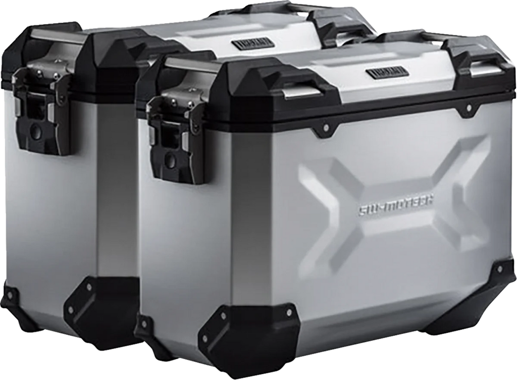 SW-MOTECH TRAX ADV Aluminum Case System - Silver
