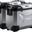 Load image into Gallery viewer, SW-MOTECH TRAX ADV Aluminum Case System - Silver - Suzuki V-Strom 1000 '14-'19 KFT.05.440.70001/S - Side View