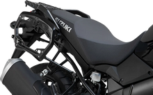 Load image into Gallery viewer, SW-MOTECH TRAX ADV Aluminum Case System - Silver - Suzuki V-Strom 1000 '14-'19 KFT.05.440.70001/S - Back View