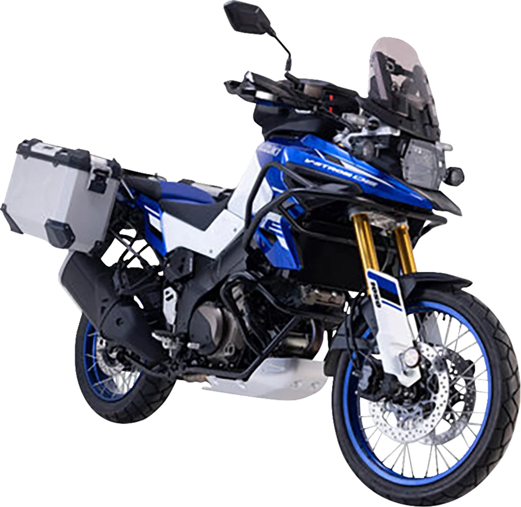 SW-MOTECH TRAX ADV Aluminum Case System - Silver - Suzuki V-Strom 1050 DE '23-'24 KFT.05.965.70000/S - Main Product View