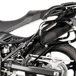 Load image into Gallery viewer, SW-MOTECH TRAX ADV Aluminum Case System - Silver - Suzuki V-Strom 650 '11-'16 KFT.05.765.70000/S - Back View