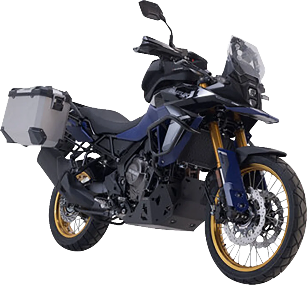 SW-MOTECH TRAX ADV Aluminum Case System - Silver - Suzuki V-Strom 800 '23-'24 KFT.05.845.70000/S - Main Product View