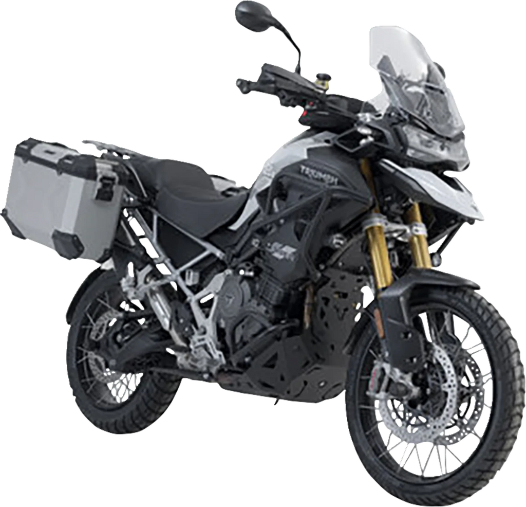 SW-MOTECH TRAX ADV Aluminum Case System - Silver - Triumph Tiger 1200 '22-'24 KFT.11.905.70002/S - Main Product View