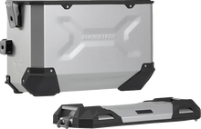 Load image into Gallery viewer, SW-MOTECH TRAX ADV Aluminum Case System - Silver - Triumph Tiger 1200 '22-'24 KFT.11.905.70002/S - Back View
