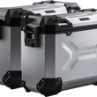 Load image into Gallery viewer, SW-MOTECH TRAX ADV Aluminum Case System - Silver - Triumph Tiger Explorer 1200 '22-'24 KFT.11.905.70102/S - Back View