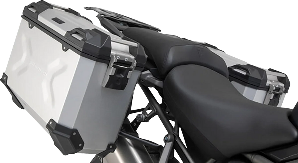 SW-MOTECH TRAX ADV Aluminum Case System - Silver