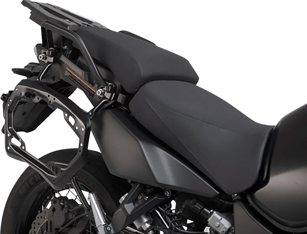 SW-MOTECH TRAX ADV Aluminum Case System - Silver - Yamaha Super Tenere 1200 '10-'20 KFT.06.145.70001/S - Side View