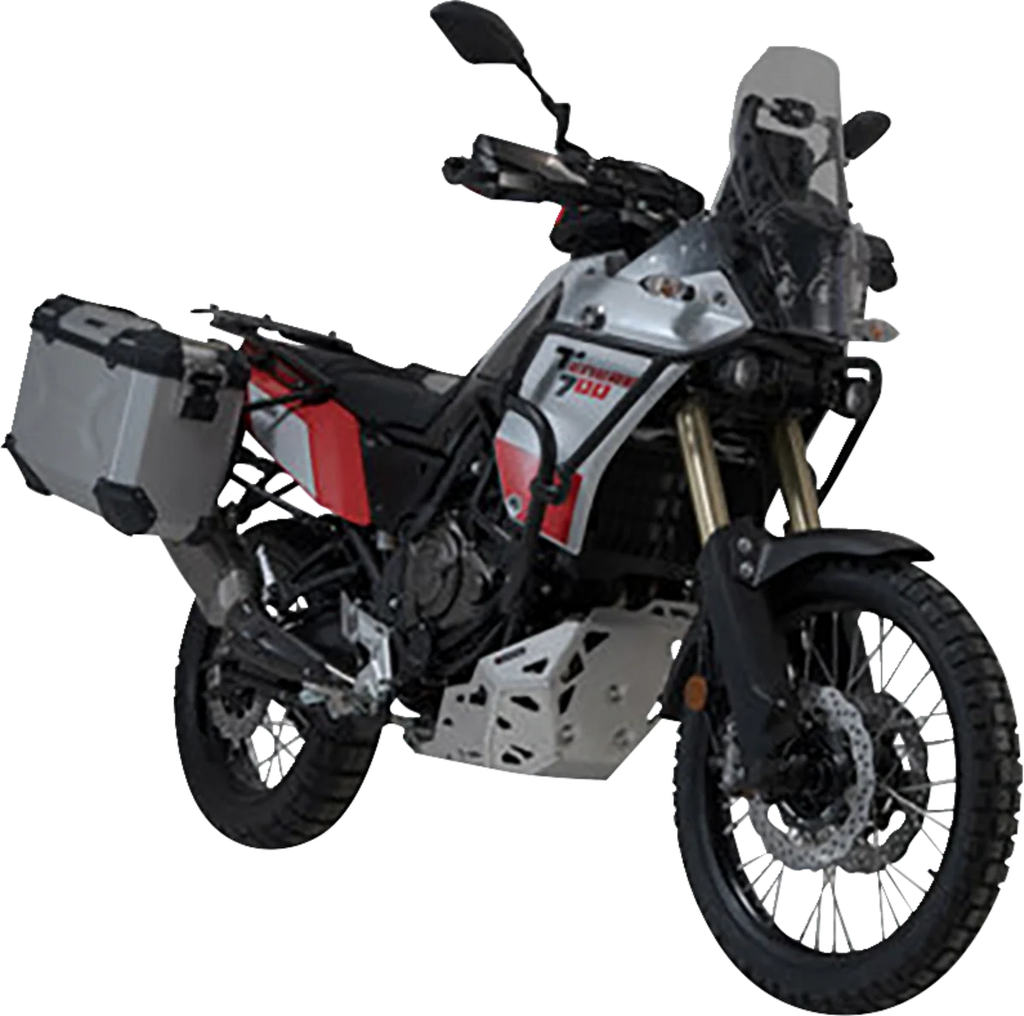 SW-MOTECH TRAX ADV Aluminum Case System - Silver - Yamaha Tenere 700 '20-'24 KFT.06.799.70002/S - Main Product View
