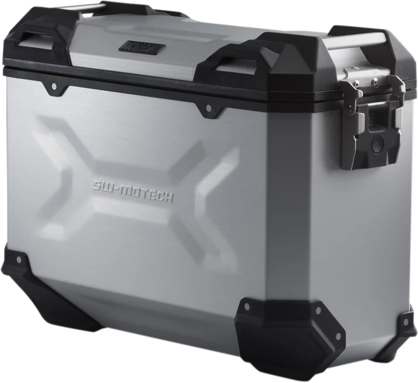 SW-MOTECH TRAX ADV Hard Case - 37 Liter - Silver - Right ALK.00.733.11000R/S - Main Product View