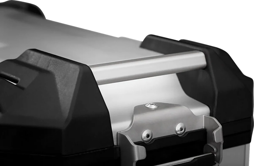 SW-MOTECH TRAX ADV Hard Case - 37 Liter - Silver - Right ALK.00.733.11000R/S - Side View