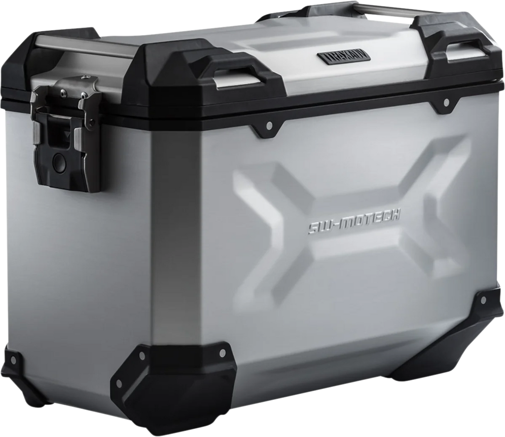 SW-MOTECH TRAX ADV Hard Case - 45 Liter - Silver - Left ALK.00.733.10000L/S - Main Product View