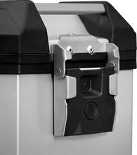 Load image into Gallery viewer, SW-MOTECH TRAX ADV Hard Case - 45 Liter - Silver - Left ALK.00.733.10000L/S - Side View