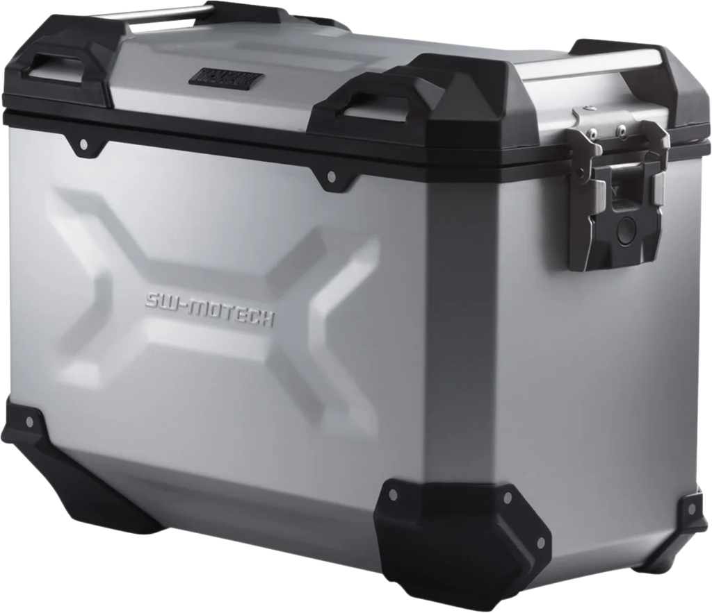 SW-MOTECH TRAX ADV Hard Case - 45 Liter - Silver - Right ALK.00.733.10000R/S - Main Product View