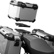 Load image into Gallery viewer, SW-MOTECH TRAX ADV Top Case - 38 Liter - Silver ALK.00.733.15000/S - Side View