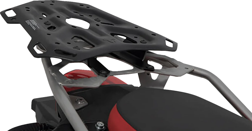 SW-MOTECH TRAX ADV Top Case System - Black - BMW F750GS/F800GS/F850GS '18-'24 GPT.07.897.70000/B - Back View