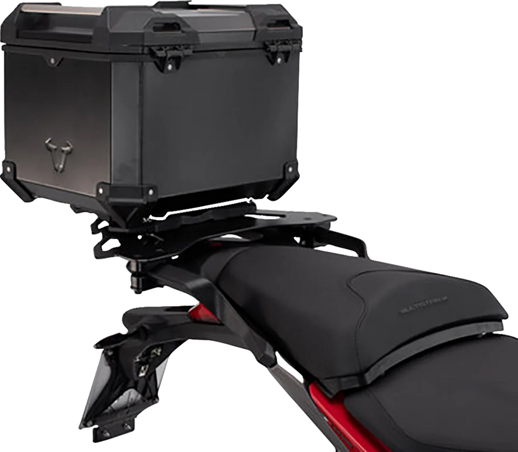 SW-MOTECH TRAX ADV Top Case System - Black - Ducati Multistrada 950/1200/1260/V2 '16-'24 GPT.22.892.70000/B - Side View