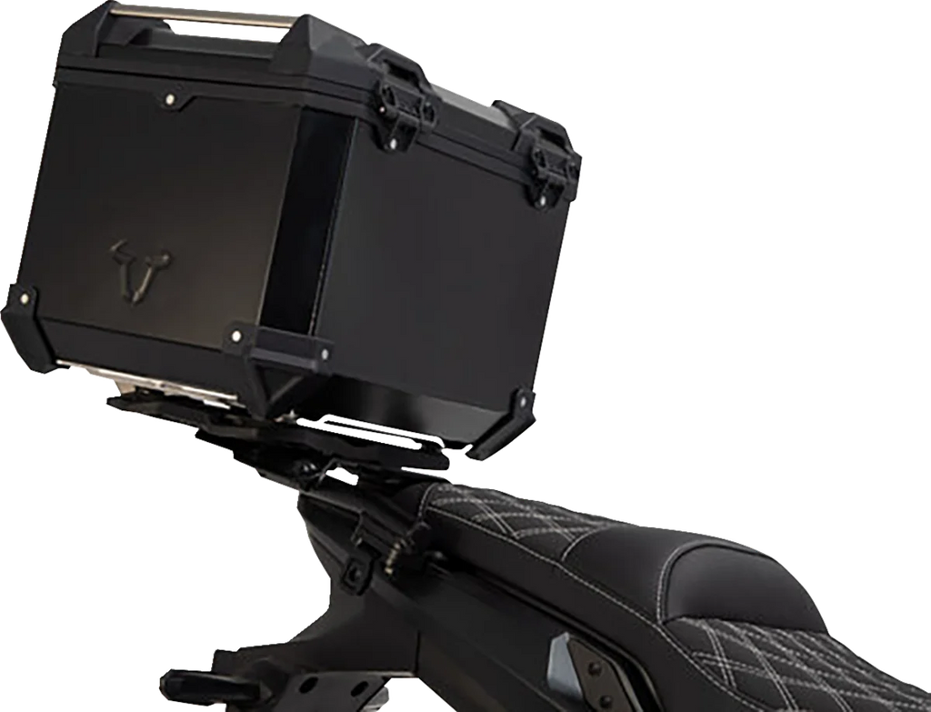 SW-MOTECH TRAX ADV Top Case System - Black - Honda CB500/CBR500/NX500 '13-'24 GPT.01.373.70000/B - Side View