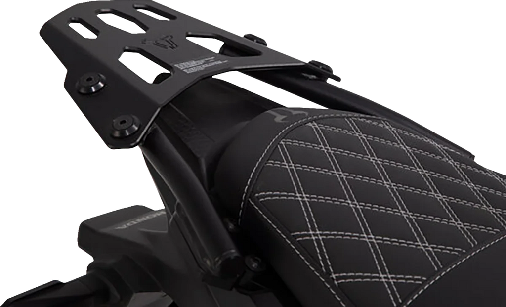 SW-MOTECH TRAX ADV Top Case System - Black - Honda CB500/CBR500/NX500 '13-'24 GPT.01.373.70000/B - Back View