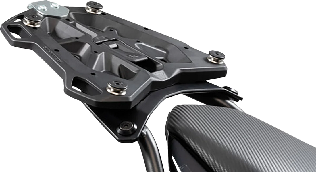 SW-MOTECH TRAX ADV Top Case System - Black - Honda NC750 '16-'20 GPT.01.699.70002/B - Back View