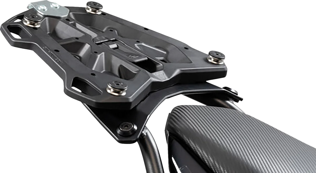 SW-MOTECH TRAX ADV Top Case System - Black - Honda NC750 '16-'20 GPT.01.699.70002/B - Back View
