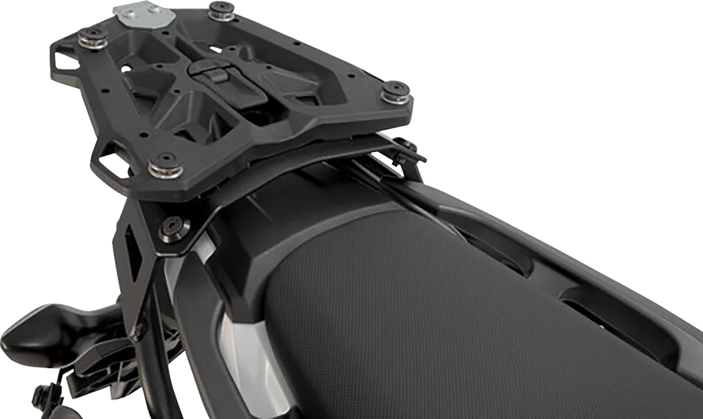 SW-MOTECH TRAX ADV Top Case System - Black - Honda NC750X '20-'24 GPT.01.841.70000/B - Back View