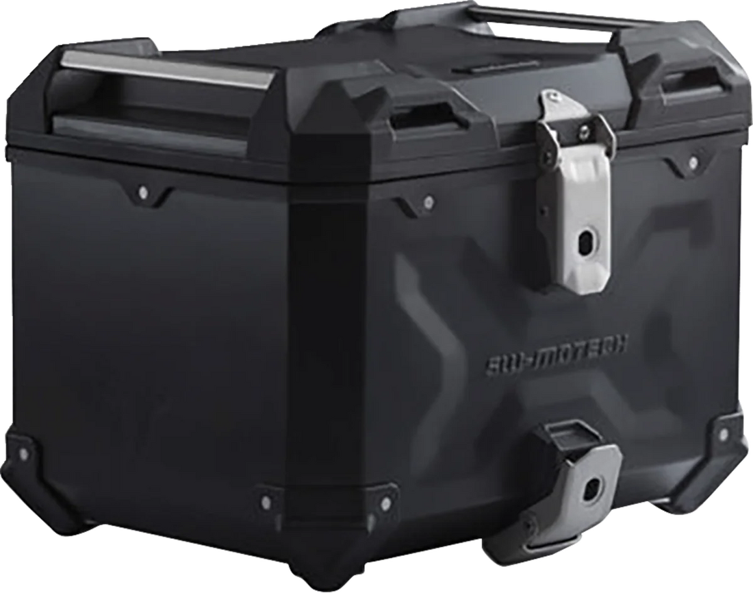 SW-MOTECH TRAX ADV Top Case System - Black - Moto Guzzi V85TT '19-'24 GPT.17.925.70000/B - Side View