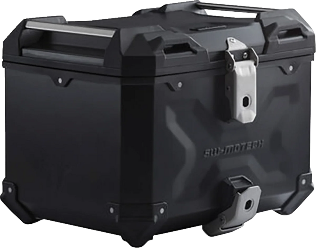 SW-MOTECH TRAX ADV Top Case System - Black - Moto Guzzi V85TT '19-'24 GPT.17.925.70000/B - Side View