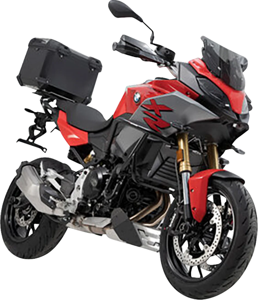 SW-MOTECH TRAX ADV Top Case System - Black - V-Strom 650 '16-'24 GPT.05.876.70000/B - Installation View