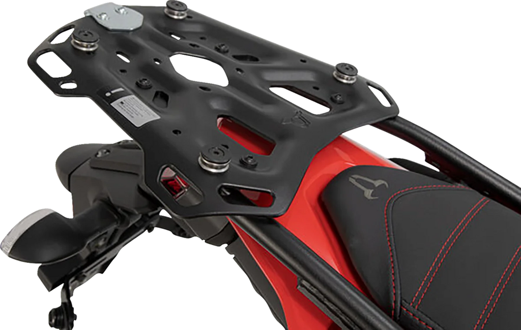 SW-MOTECH TRAX ADV Top Case System - Black - Yamaha Tenere 700 '20-'24 GPT.06.799.70000/B - Back View