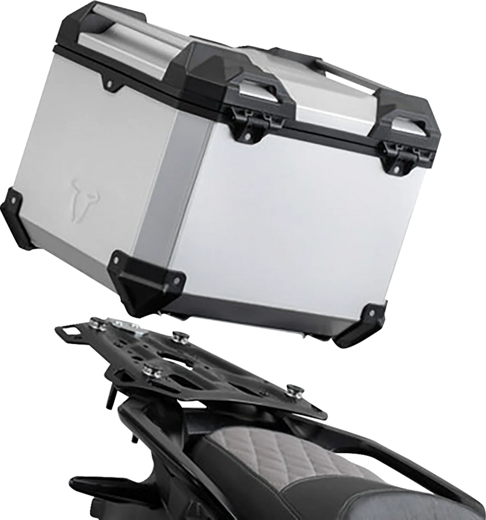 SW-MOTECH TRAX ADV Top Case System - Silver - Africa Twin '16-'24 GPT.01.622.70001/S - Main Product View