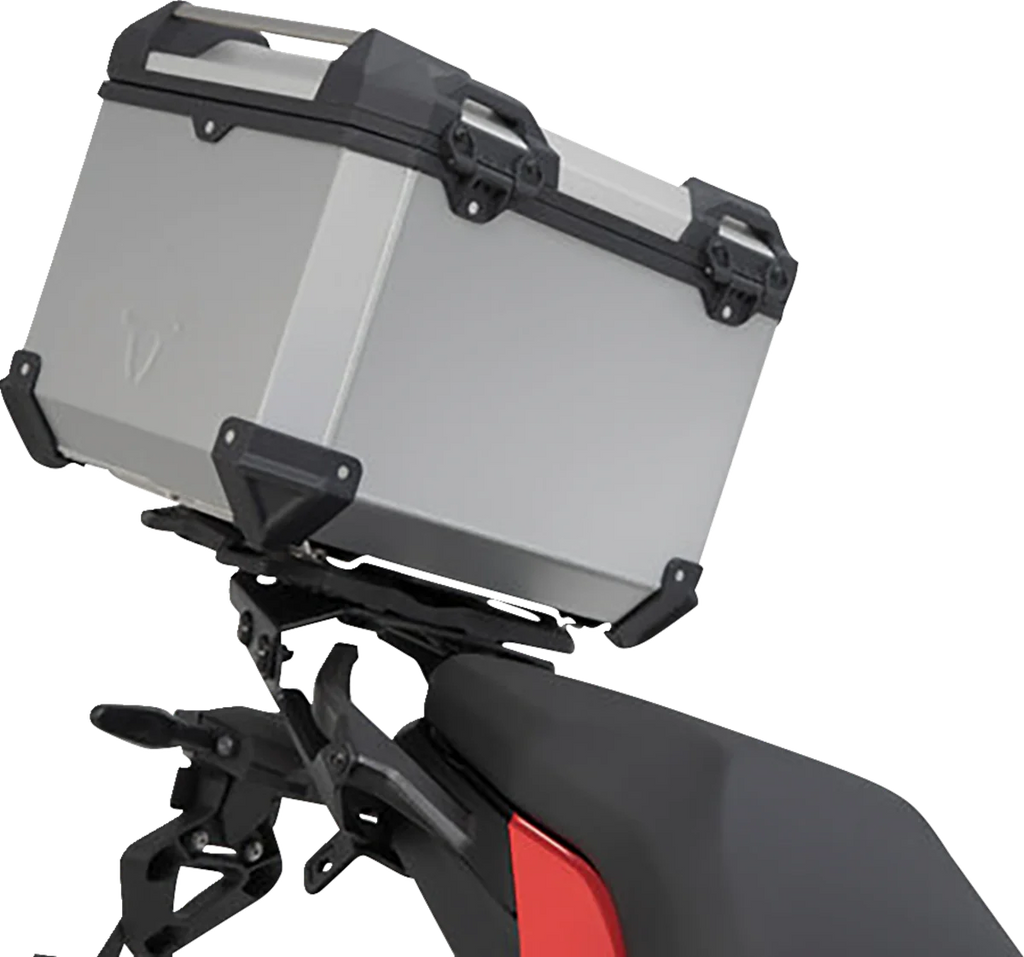SW-MOTECH TRAX ADV Top Case System - Silver - BMW F900 '20-'24 GPT.07.945.70000/S - Side View