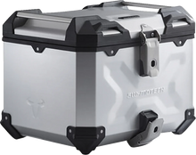 Load image into Gallery viewer, SW-MOTECH TRAX ADV Top Case System - Silver - BMW F900 '20-'24 GPT.07.945.70000/S - Back View