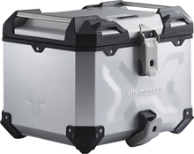 Load image into Gallery viewer, SW-MOTECH TRAX ADV Top Case System - Silver - BMW G310GS '17-'24 GPT.07.862.70000/S - Side View