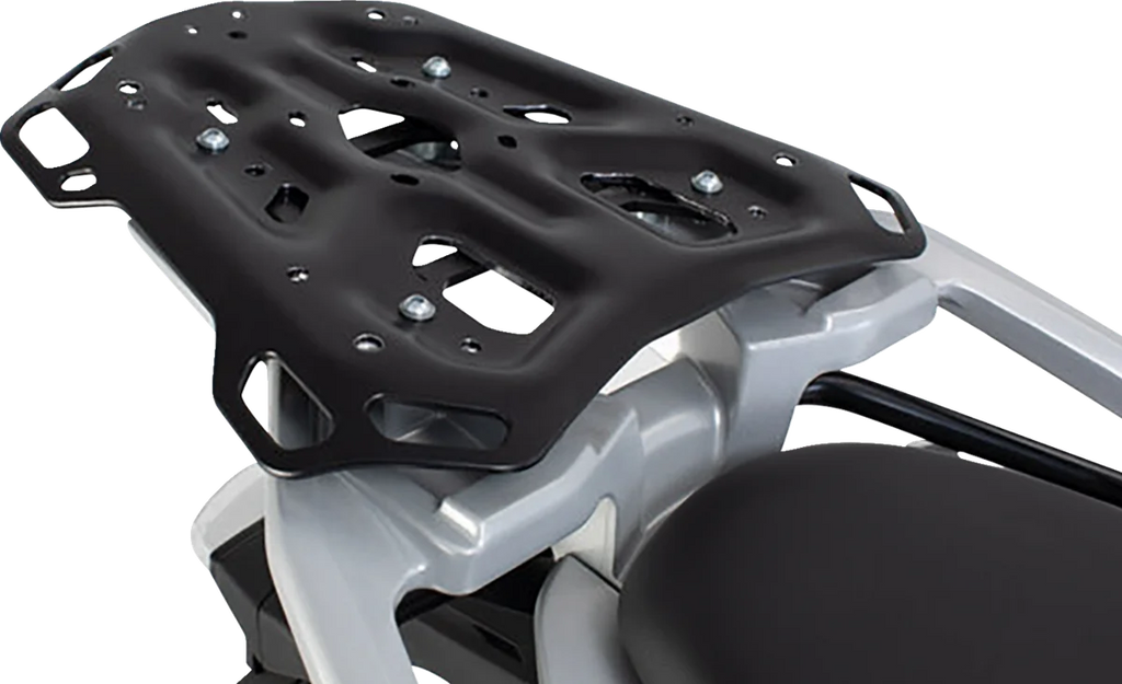 SW-MOTECH TRAX ADV Top Case System - Silver - BMW G310GS '17-'24 GPT.07.862.70000/S - Back View