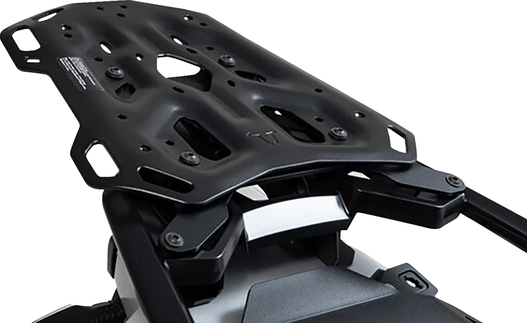 SW-MOTECH TRAX ADV Top Case System - Silver - BMW GPT.07.782.70100/S - Back View