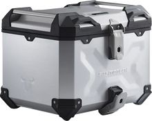 Load image into Gallery viewer, SW-MOTECH TRAX ADV Top Case System - Silver - Ducati DesertX '22-'24 GPT.22.995.70000/S - Back View